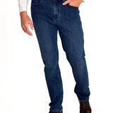 Jeans Algodón Orgánico Hombre Five Marino Rockford