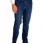Jeans Algodón Orgánico Hombre Five Marino Rockford