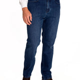 Jeans Algodón Orgánico Hombre Five Marino Rockford