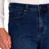 Jeans Algodón Orgánico Hombre Five Marino Rockford