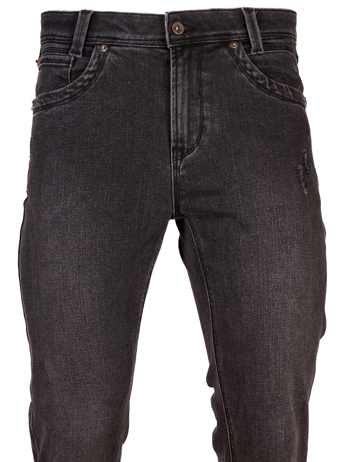 Jeans Algodón Orgánico Hombre Jack Gris Oscuro Rockford