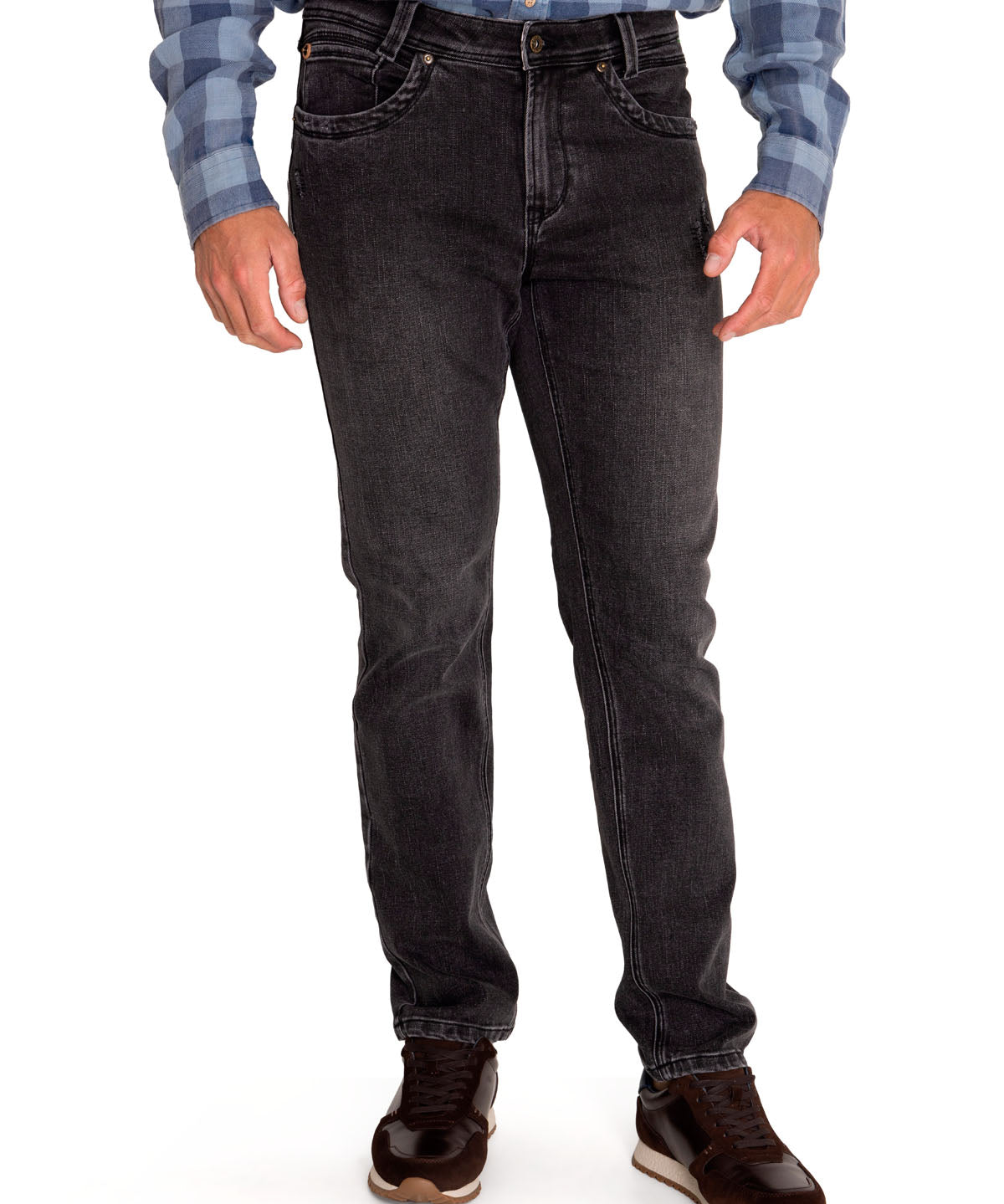 Jeans Algodón Orgánico Hombre Jack Gris Oscuro Rockford