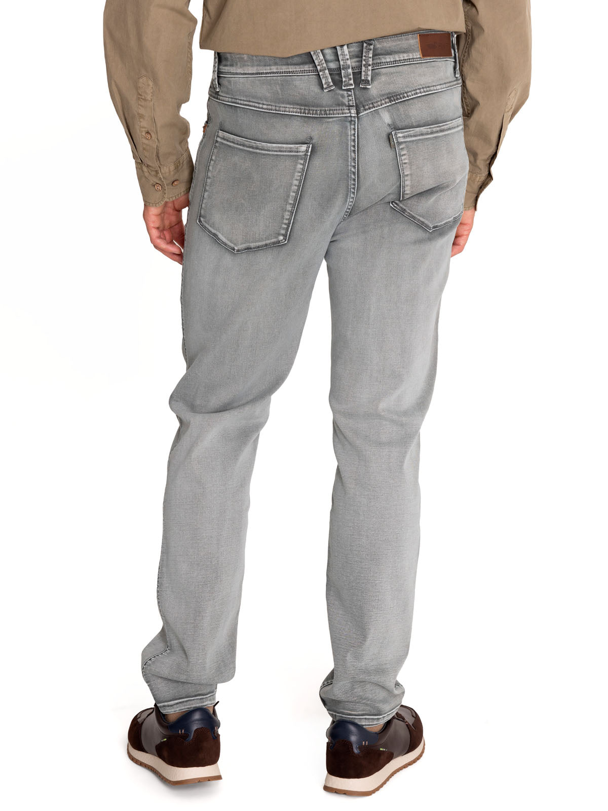 Jeans Natural Flex Hombre Baycolor Gris Rockford