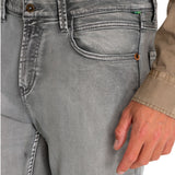 Jeans Natural Flex Hombre Baycolor Gris Rockford