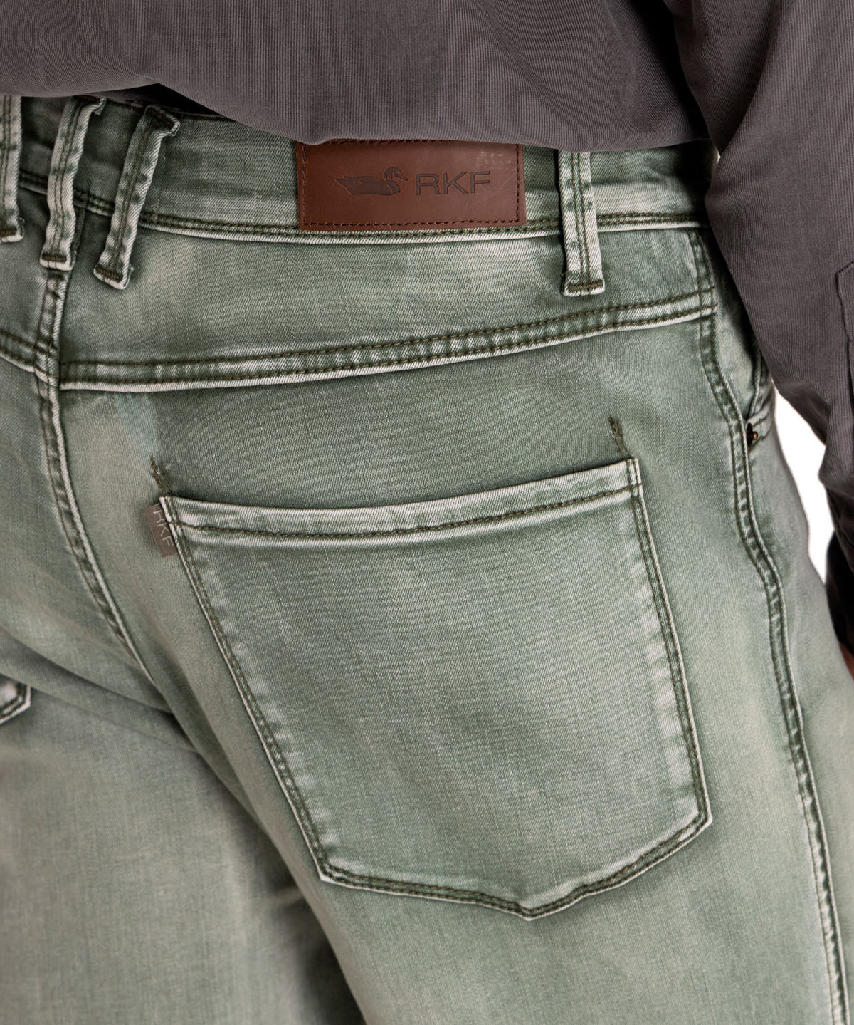Jeans Natural Flex Hombre Baycolor Verde Rockford