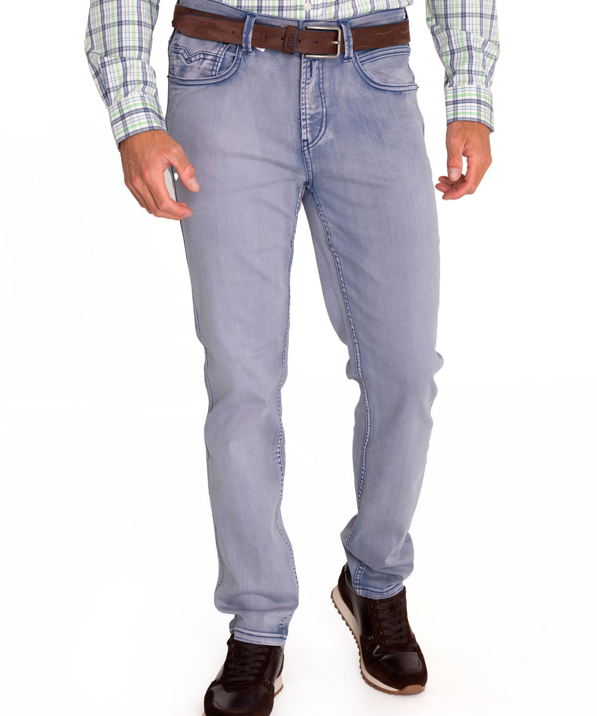 Jeans Natural Flex Hombre Baycolor Azul Rockford