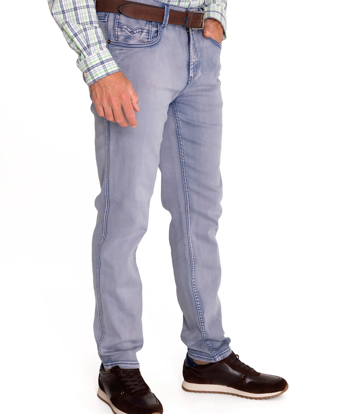 Jeans Natural Flex Hombre Baycolor Azul Rockford