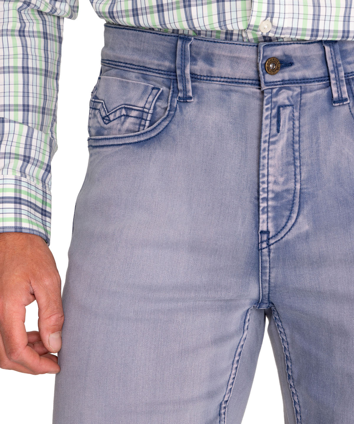 Jeans Natural Flex Hombre Baycolor Azul Rockford