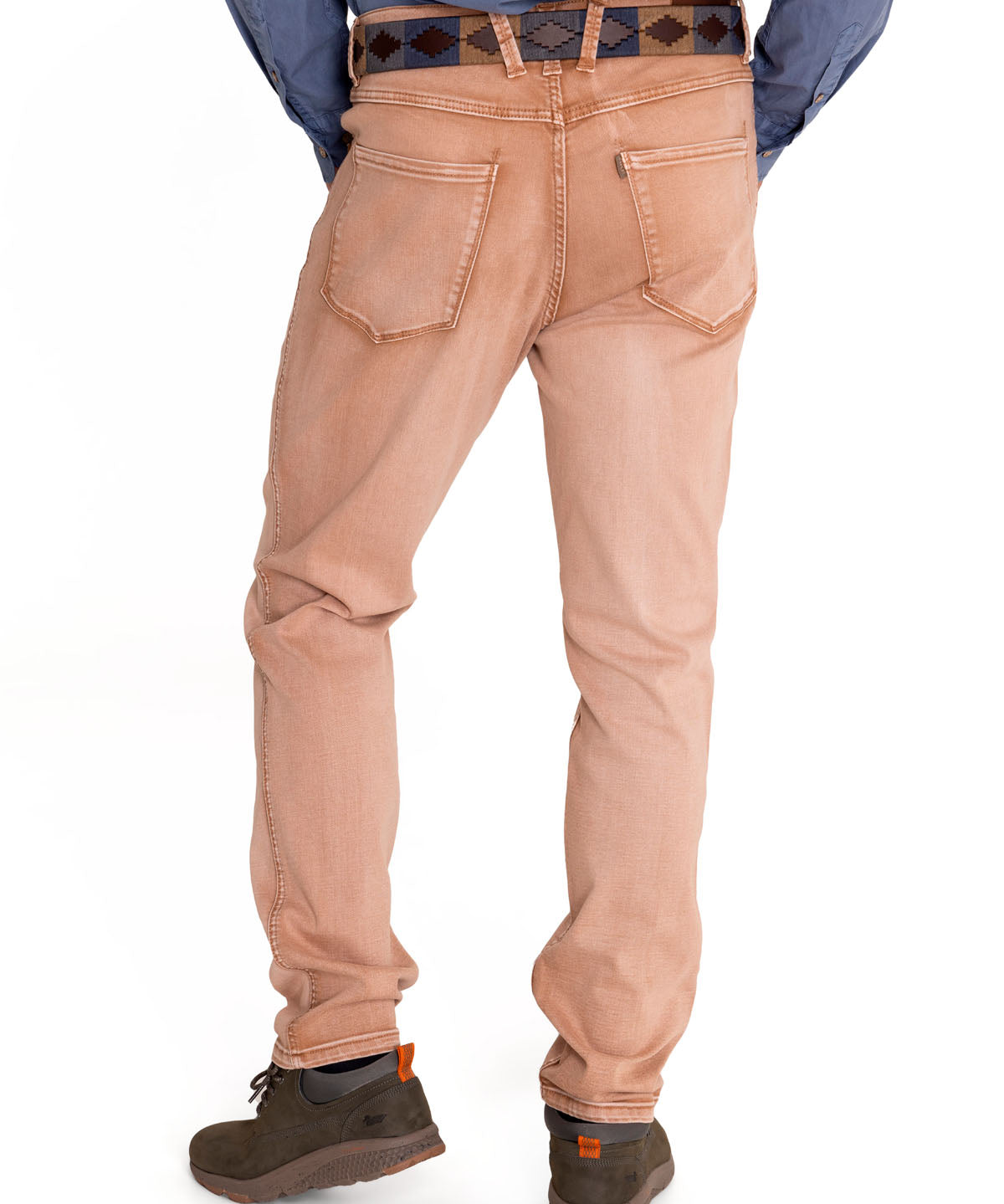 Jeans Natural Flex Hombre Baycolor Café Rockford