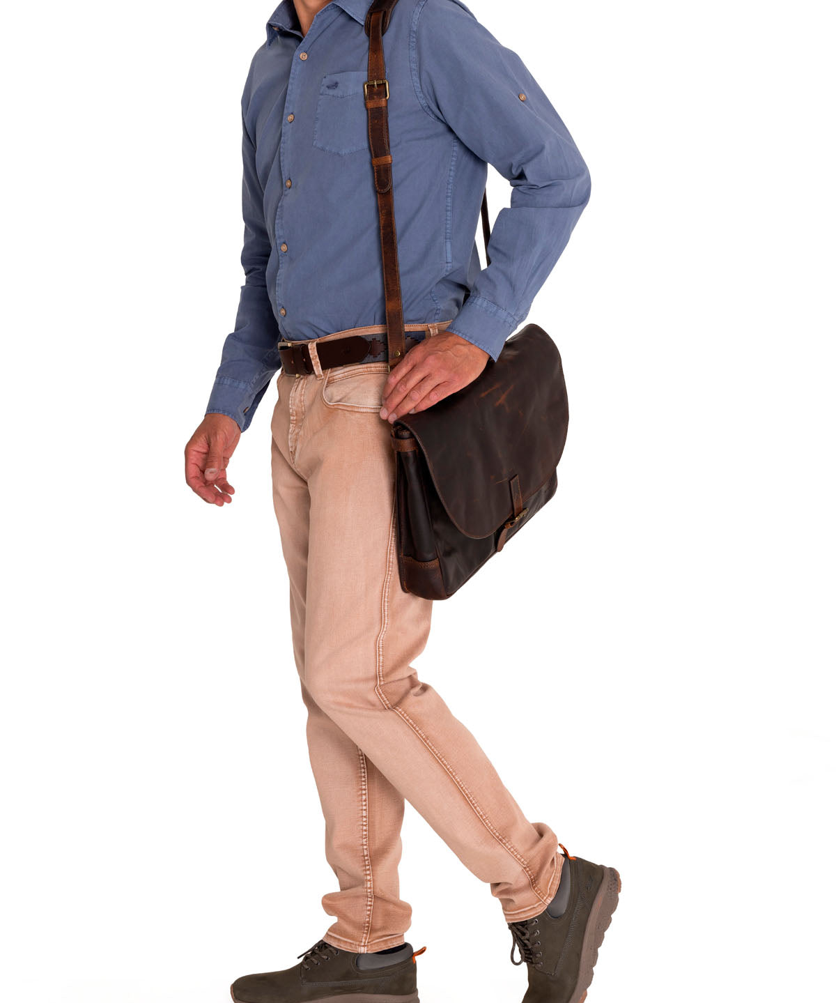 Jeans Natural Flex Hombre Baycolor Café Rockford