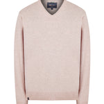 Sweater Cashmere Hombre Cash V Café Rockford