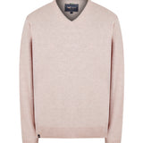 Sweater Cashmere Hombre Cash V Café Rockford