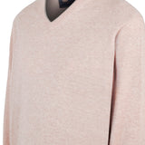 Sweater Cashmere Hombre Cash V Café Rockford