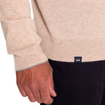Sweater Cashmere Hombre Cash V Café Rockford