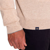Sweater Cashmere Hombre Cash V Café Rockford