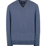 Sweater Cashmere Hombre Cash V Azul Rockford
