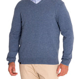 Sweater Cashmere Hombre Cash V Azul Rockford
