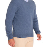 Sweater Cashmere Hombre Cash V Azul Rockford
