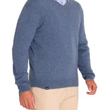 Sweater Cashmere Hombre Cash V Azul Rockford