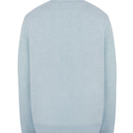 Sweater Cashmere Hombre Cash V Celeste Rockford