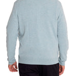 Sweater Cashmere Hombre Cash V Celeste Rockford