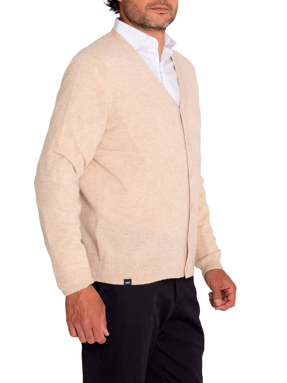 Sweater Cashmere Hombre Cash But Café Rockford