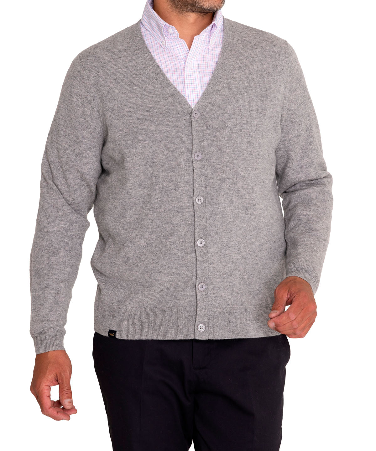 Sweater Cashmere Hombre Cash But Gris Rockford