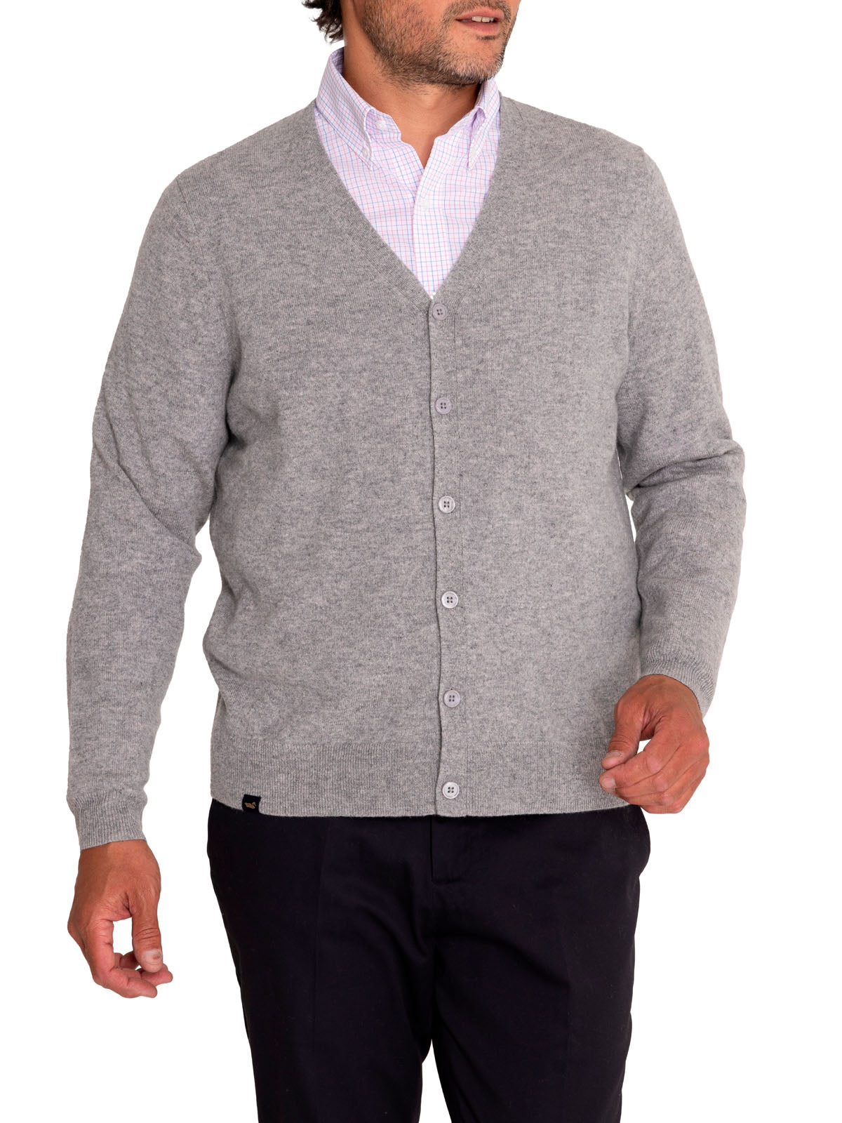 Sweater Cashmere Hombre Cash But Gris Rockford