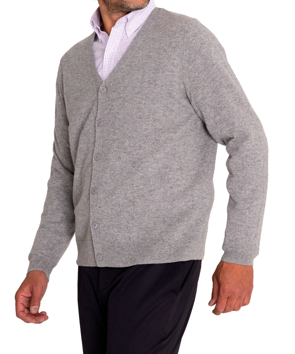 Sweater Cashmere Hombre Cash But Gris Rockford