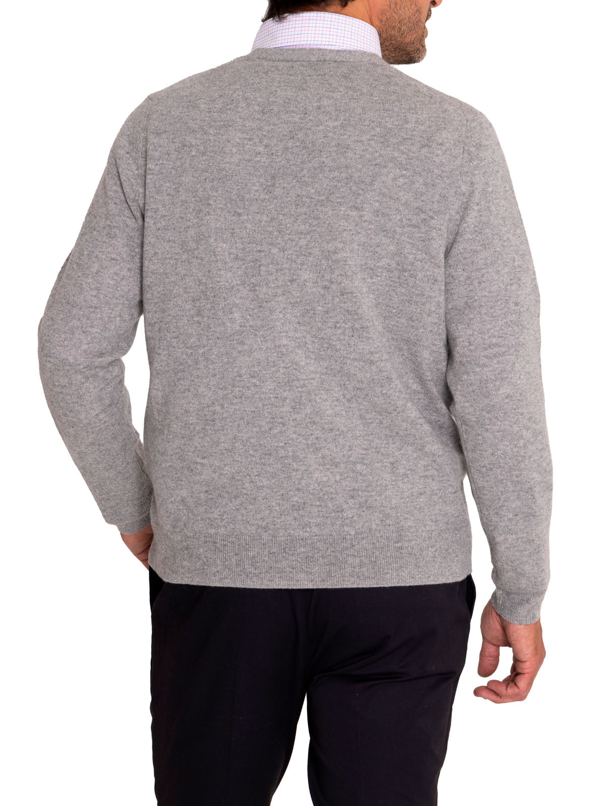 Sweater Cashmere Hombre Cash But Gris Rockford
