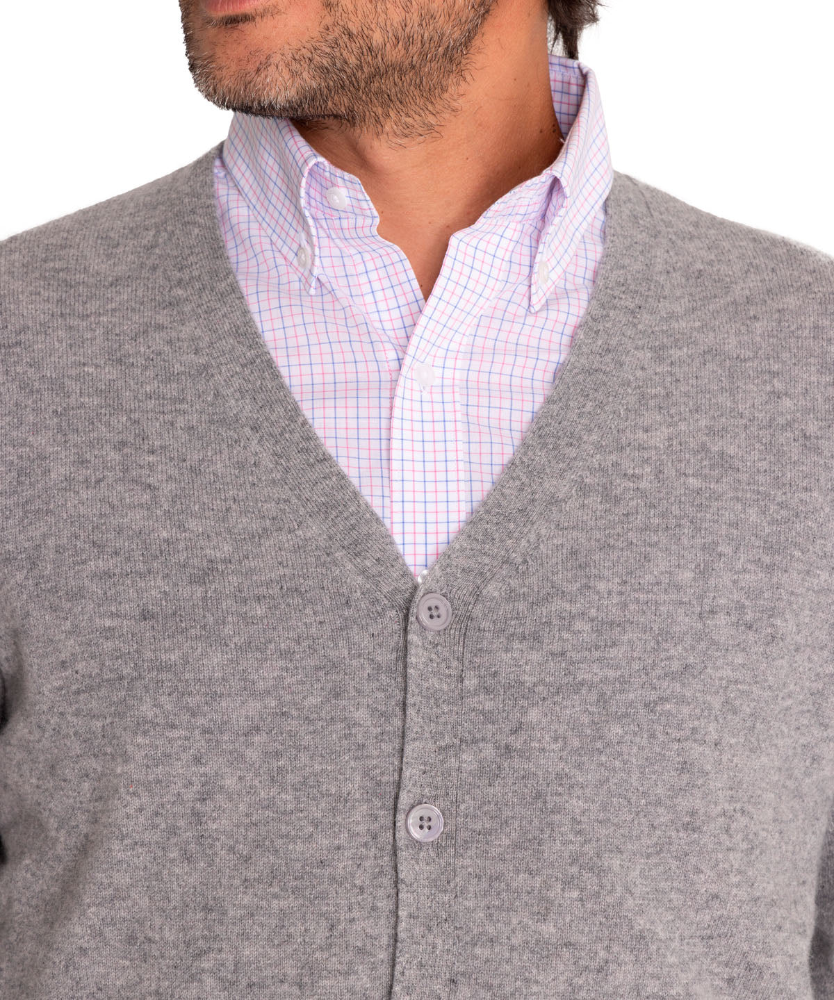 Sweater Cashmere Hombre Cash But Gris Rockford