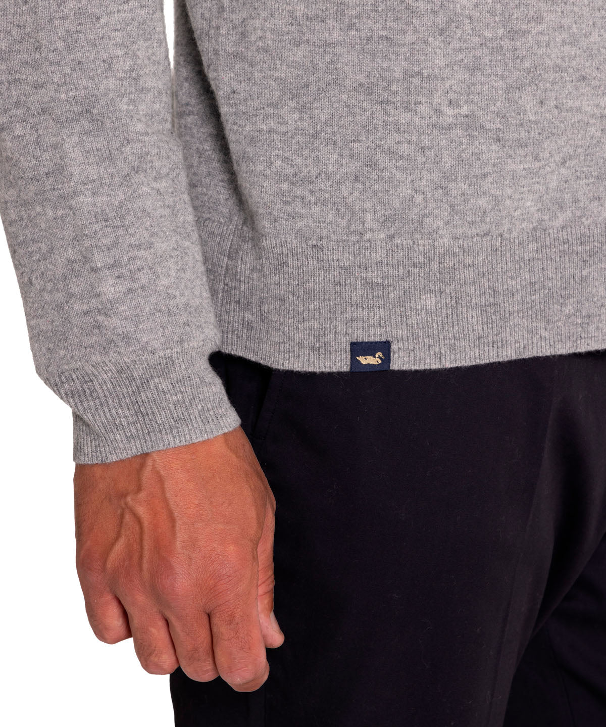 Sweater Cashmere Hombre Cash But Gris Rockford