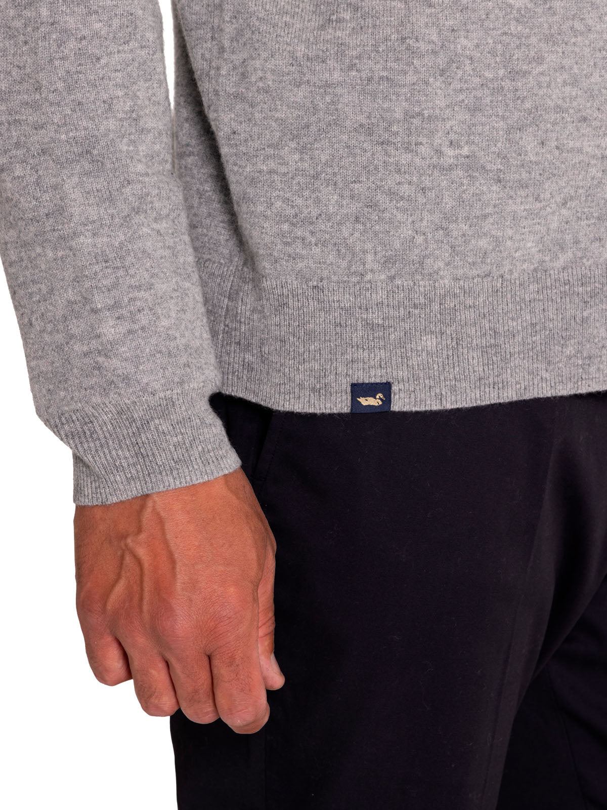 Sweater Cashmere Hombre Cash But Gris Rockford