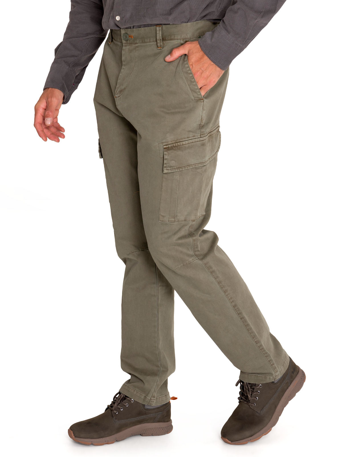 Pantalón Natural Flex Hombre Pipo Verde Rockford