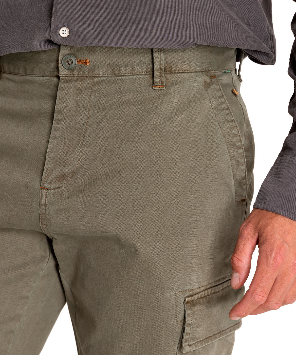 Pantalón Natural Flex Hombre Pipo Verde Rockford