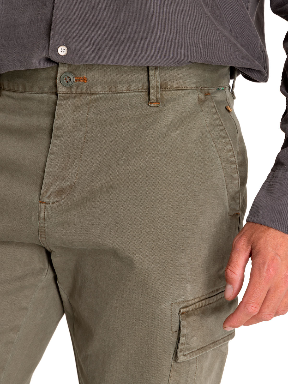 Pantalón Natural Flex Hombre Pipo Verde Rockford