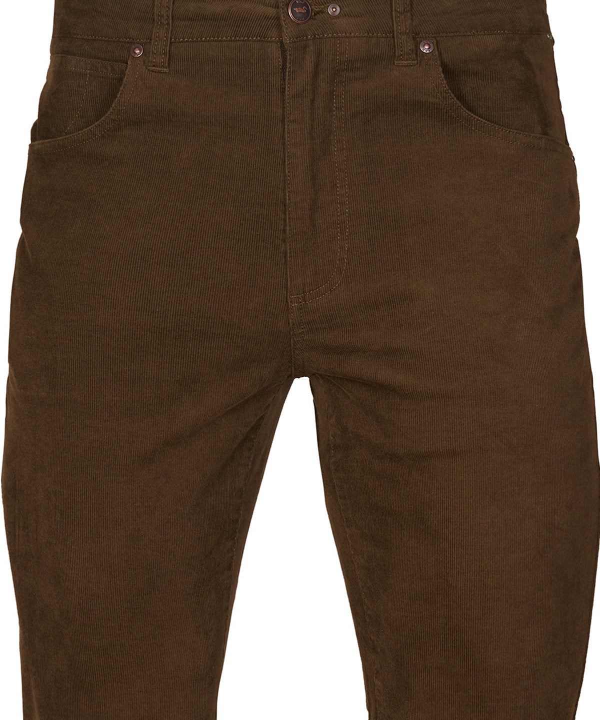 Pantalón Natural Flex Hombre Corduroy Verde Rockford