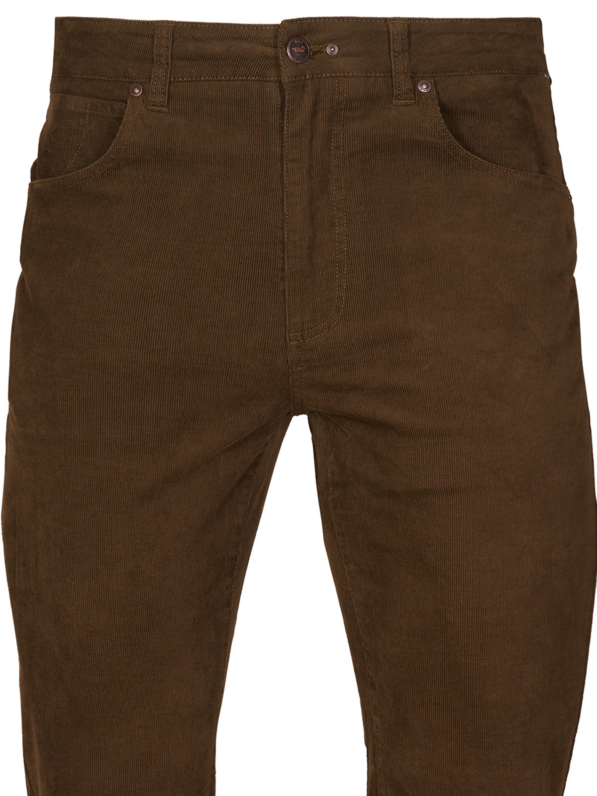 Pantalón Natural Flex Hombre Corduroy Verde Rockford
