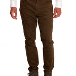 Pantalón Natural Flex Hombre Corduroy Verde Rockford