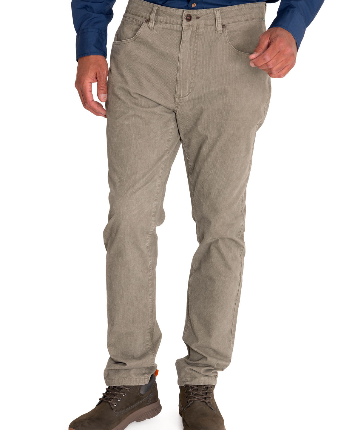 Pantalón Natural Flex Hombre Corduroy Beige Rockford