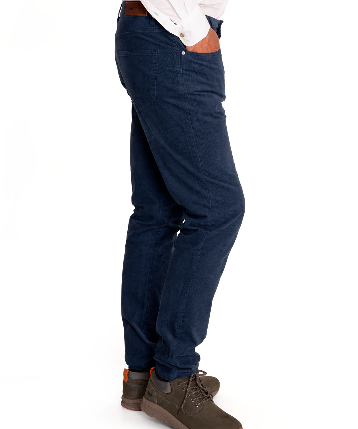 Pantalón Natural Flex Hombre Corduroy Azul Rockford
