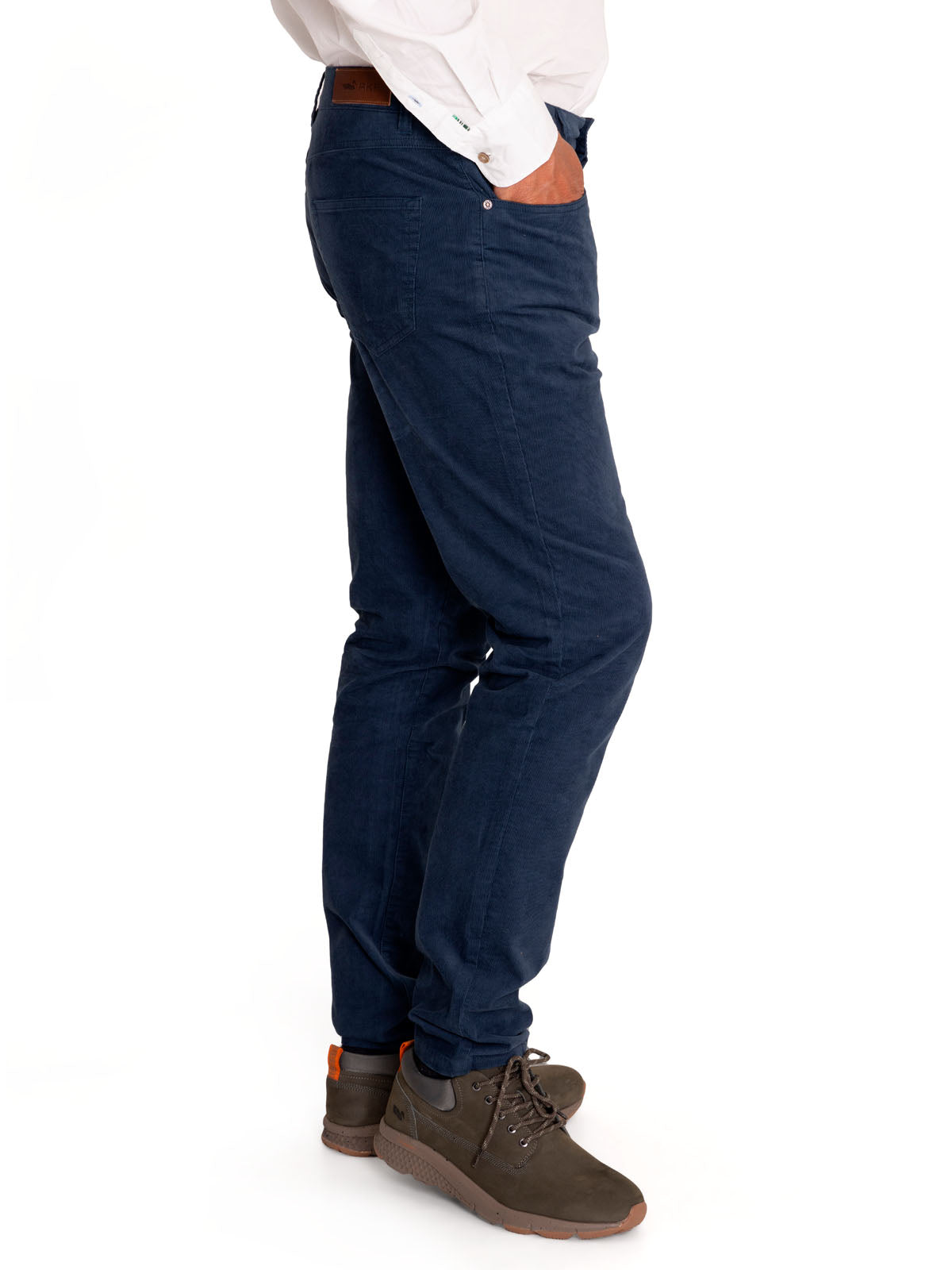 Pantalón Natural Flex Hombre Corduroy Azul Rockford
