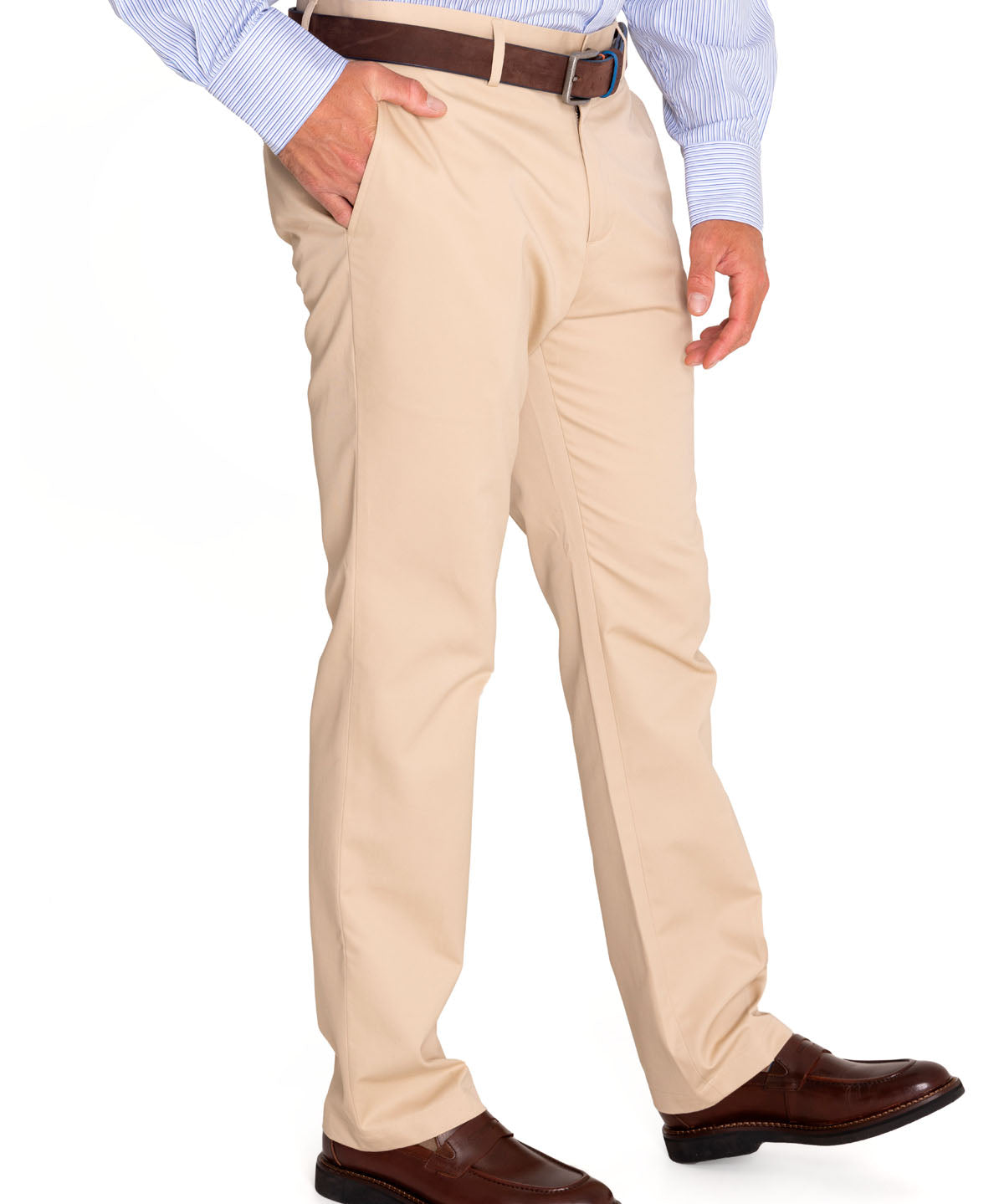 Pantalón Libre De Arrugas Hombre Classic Beige Rockford