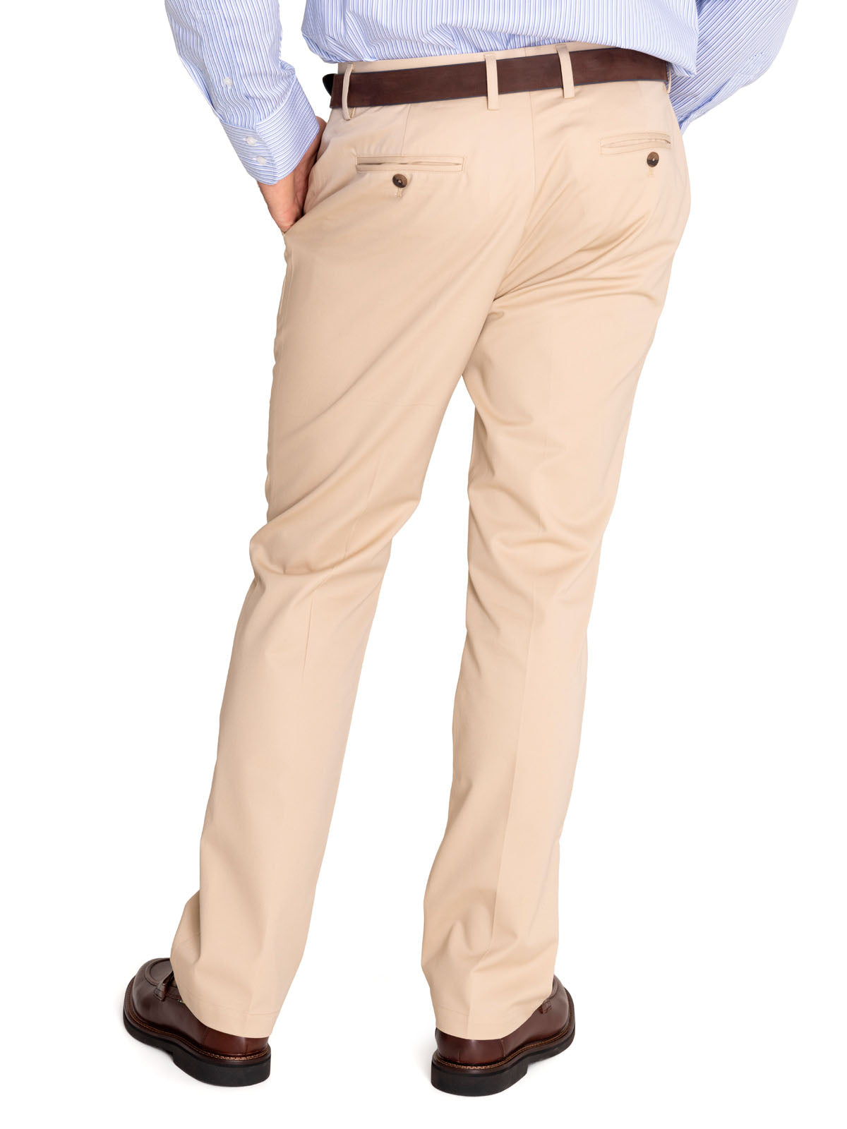 Pantalón Libre De Arrugas Hombre Classic Beige Rockford