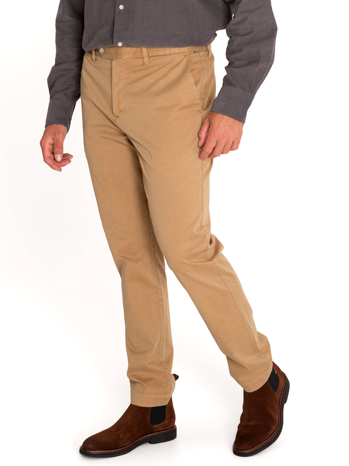 Pantalón Natural Flex Hombre Turin Beige Rockford