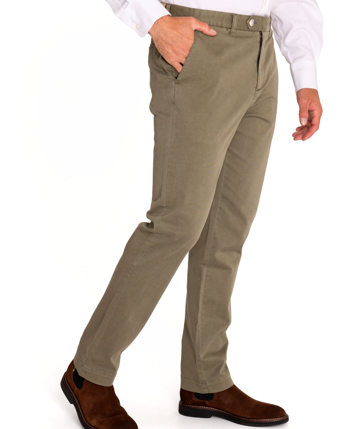 Pantalón Natural Flex Hombre Turin Verde Rockford