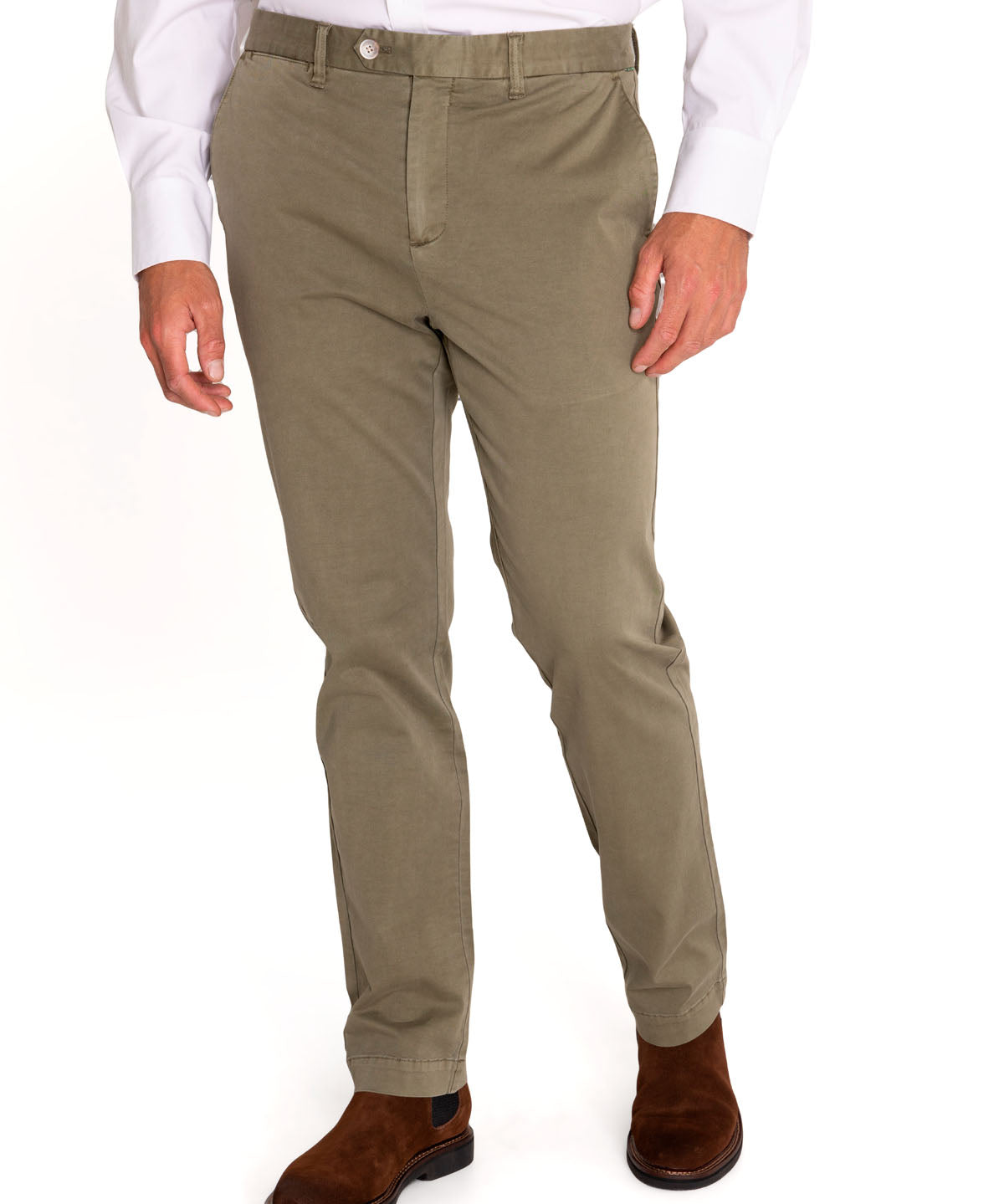 Pantalón Natural Flex Hombre Turin Verde Rockford