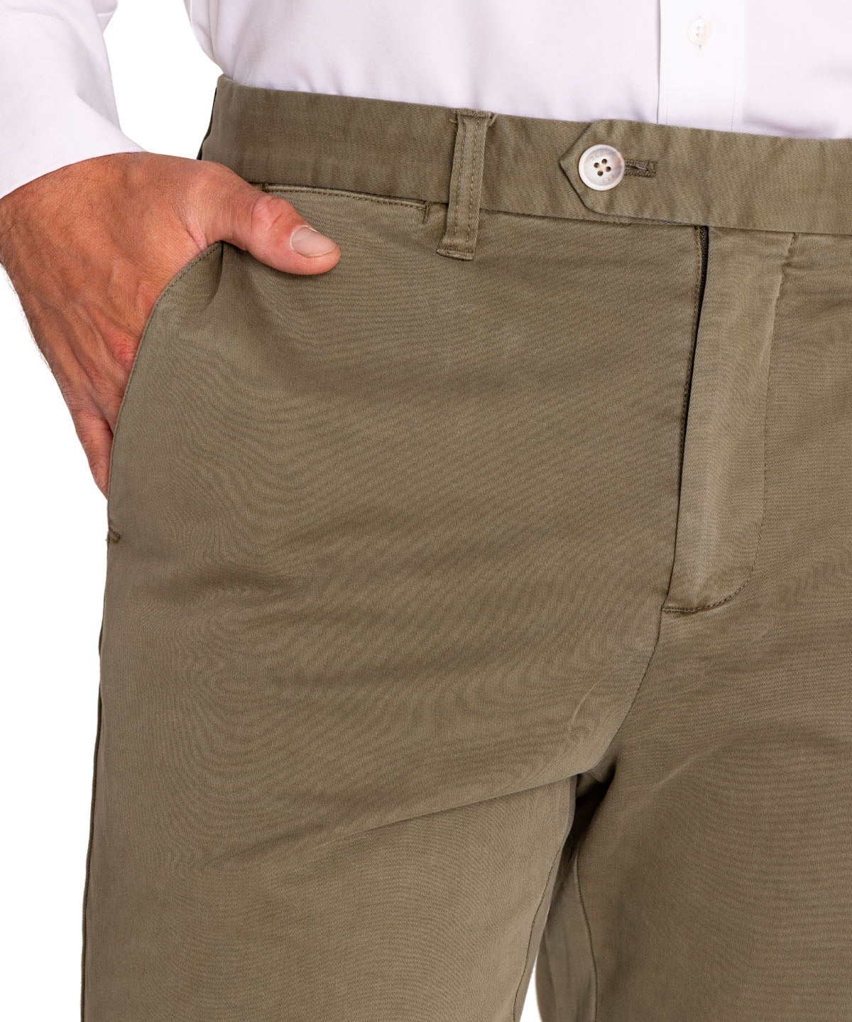 Pantalón Natural Flex Hombre Turin Verde Rockford