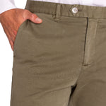 Pantalón Natural Flex Hombre Turin Verde Rockford