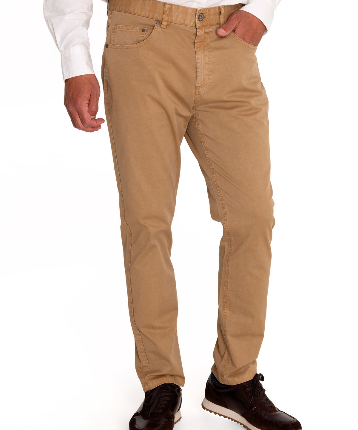 Pantalón Natural Flex Hombre Five Beige Rockford